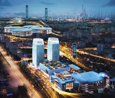 上海市青浦区兰韵文化中心整层独栋出售，5A甲级办公租赁，虹桥国际中央商务区，地铁上盖