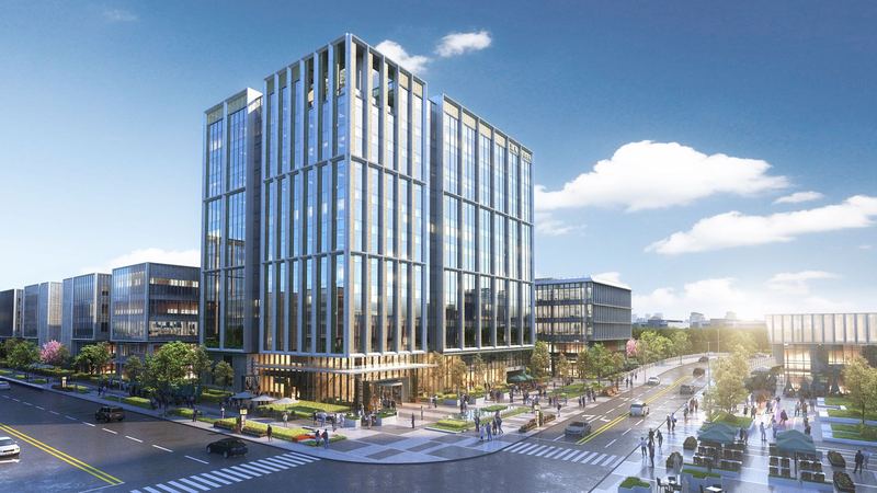 上海市梅陇华鑫天地整层独栋出售，闵行梅陇核心花园式研发独栋总部办公