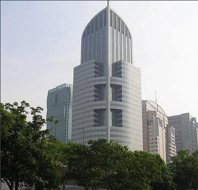 上海黄浦区港陆广场写字楼租售，延安路上独一无二最高的建筑物