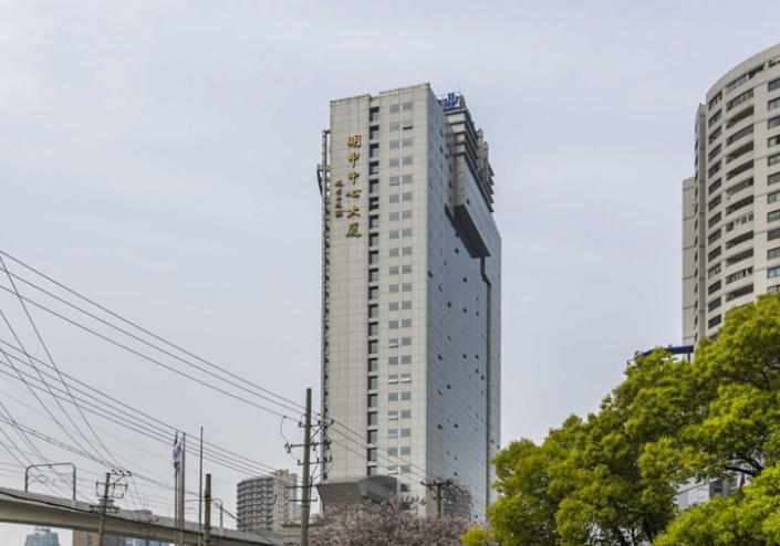 上海徐汇区明申中心大厦写字楼租售、近地铁1号线、4哈郭县上海体育馆站