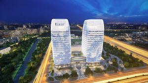 上海虹桥兰韵中心办公出租 地铁蟠龙路站上盖 押3付1