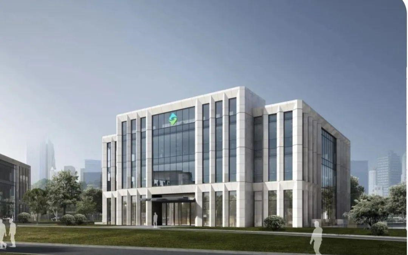 上海长宁区云启商务广场独栋出售，定位低密度、花园式高端商业园区