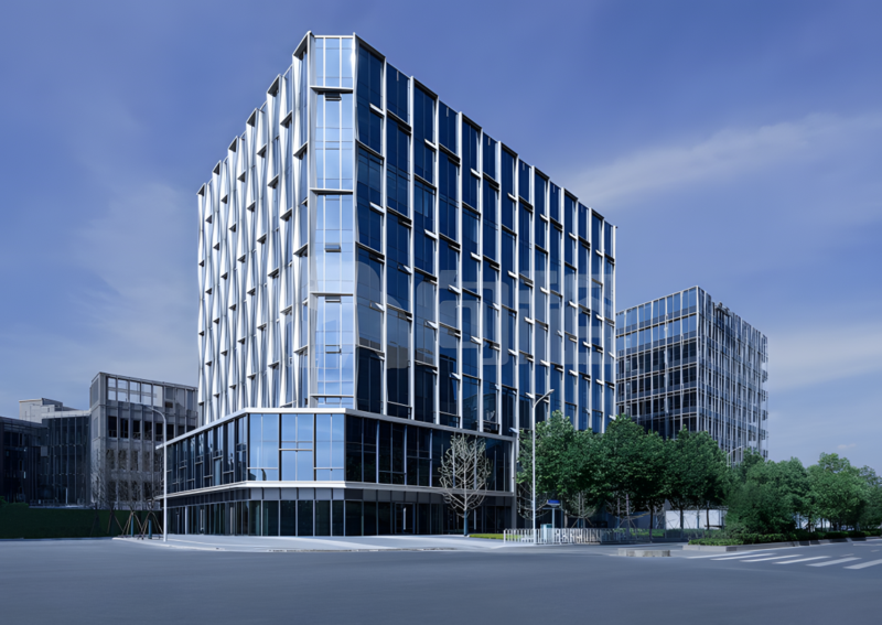 上海市万金中心整层独栋出售丨七宝核心低密度、独立、高效、绿化生态湖景独栋总部